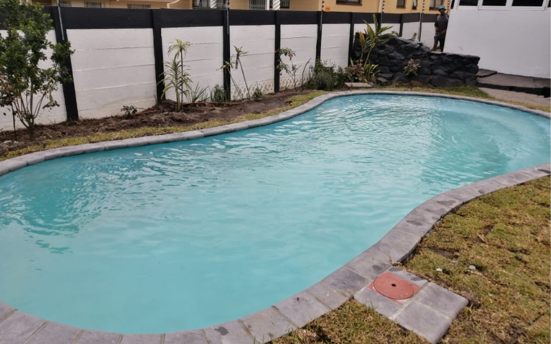 residential pool build for home